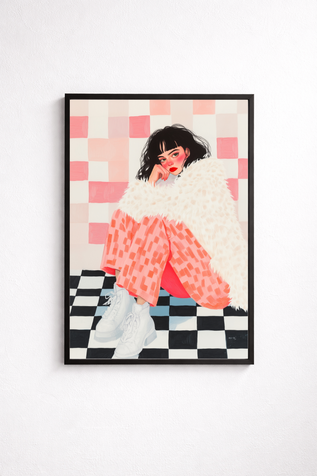 Pink Check Muse