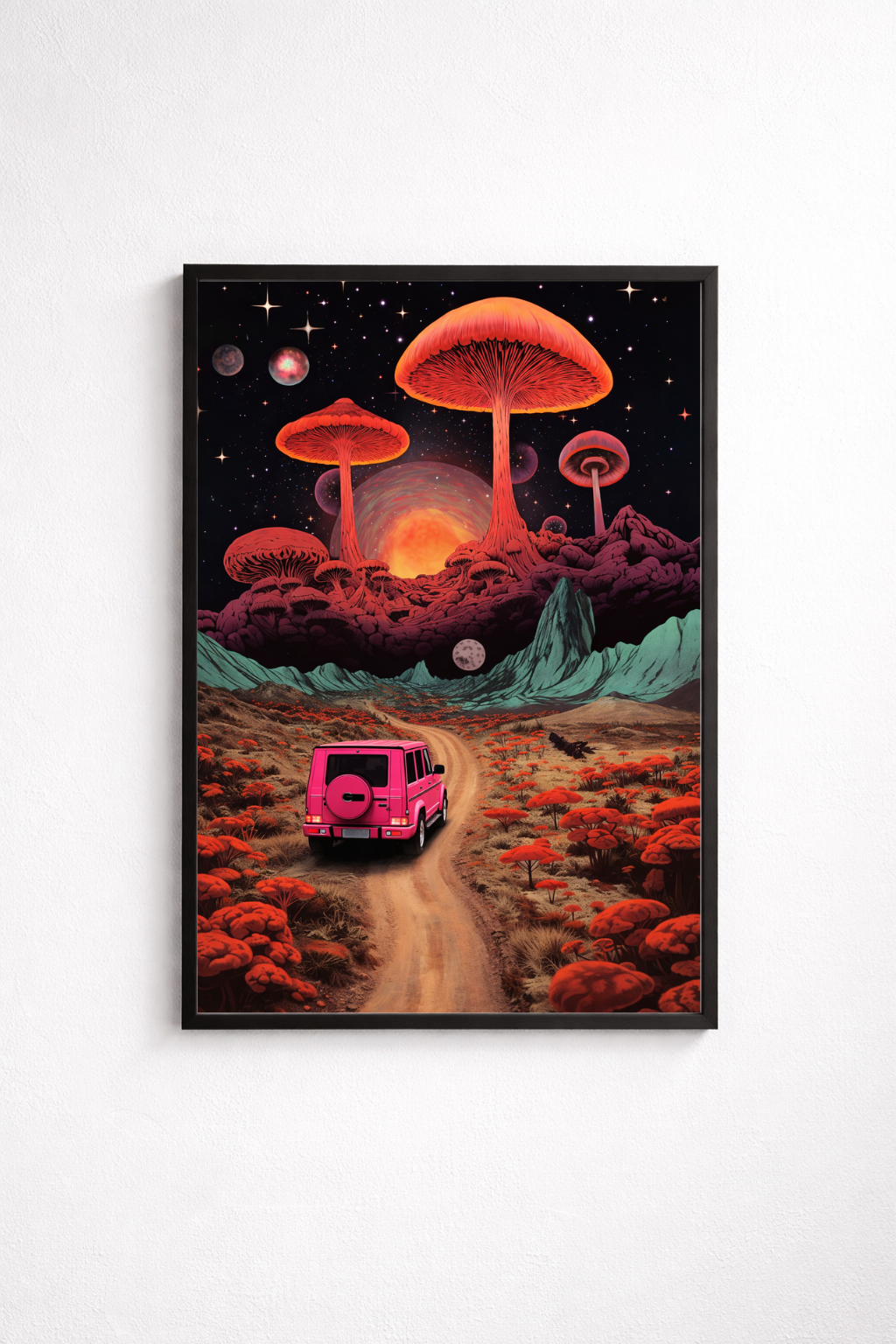 Pink Escape – Surreal Landscape Art Print