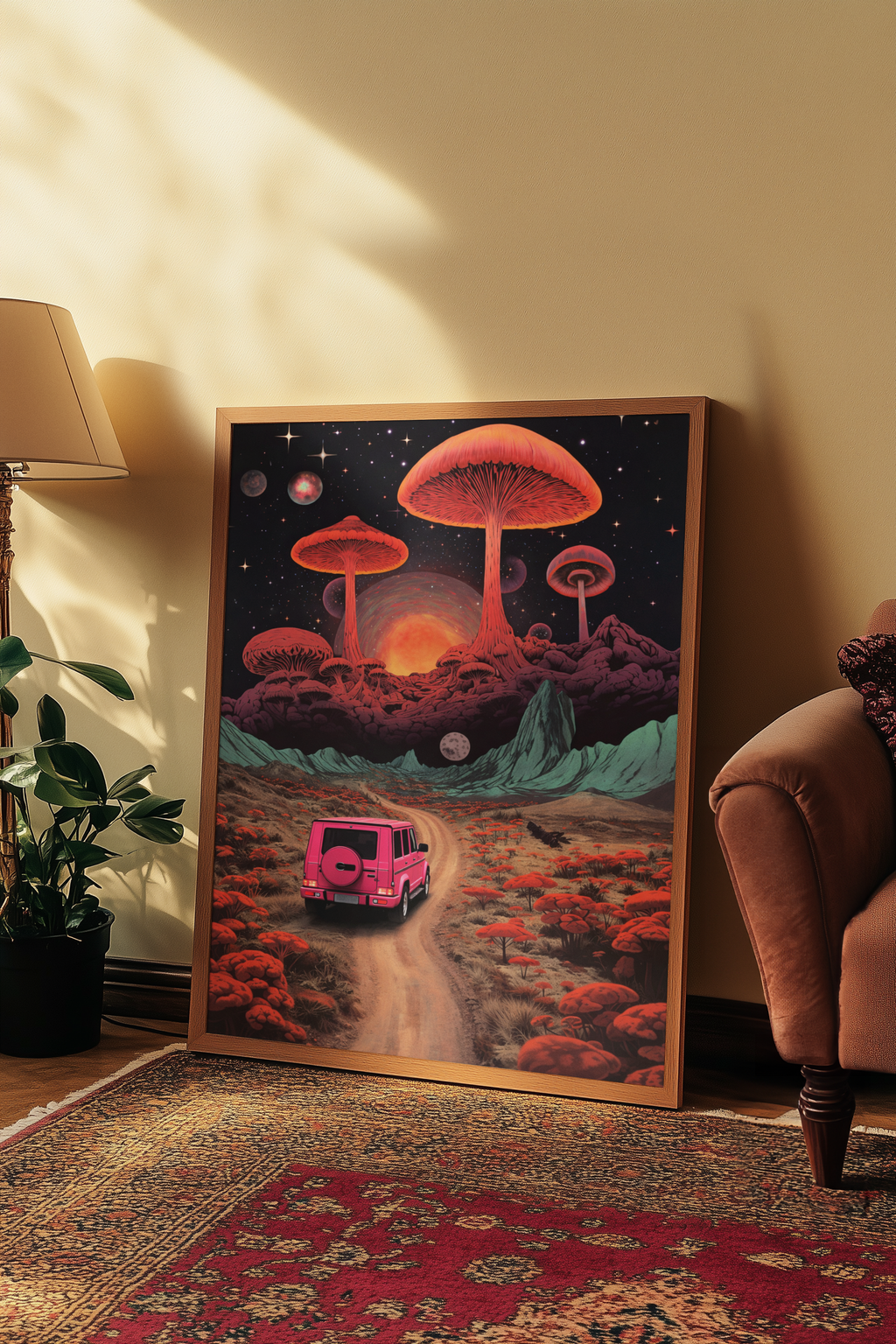 Pink Escape – Surreal Landscape Art Print