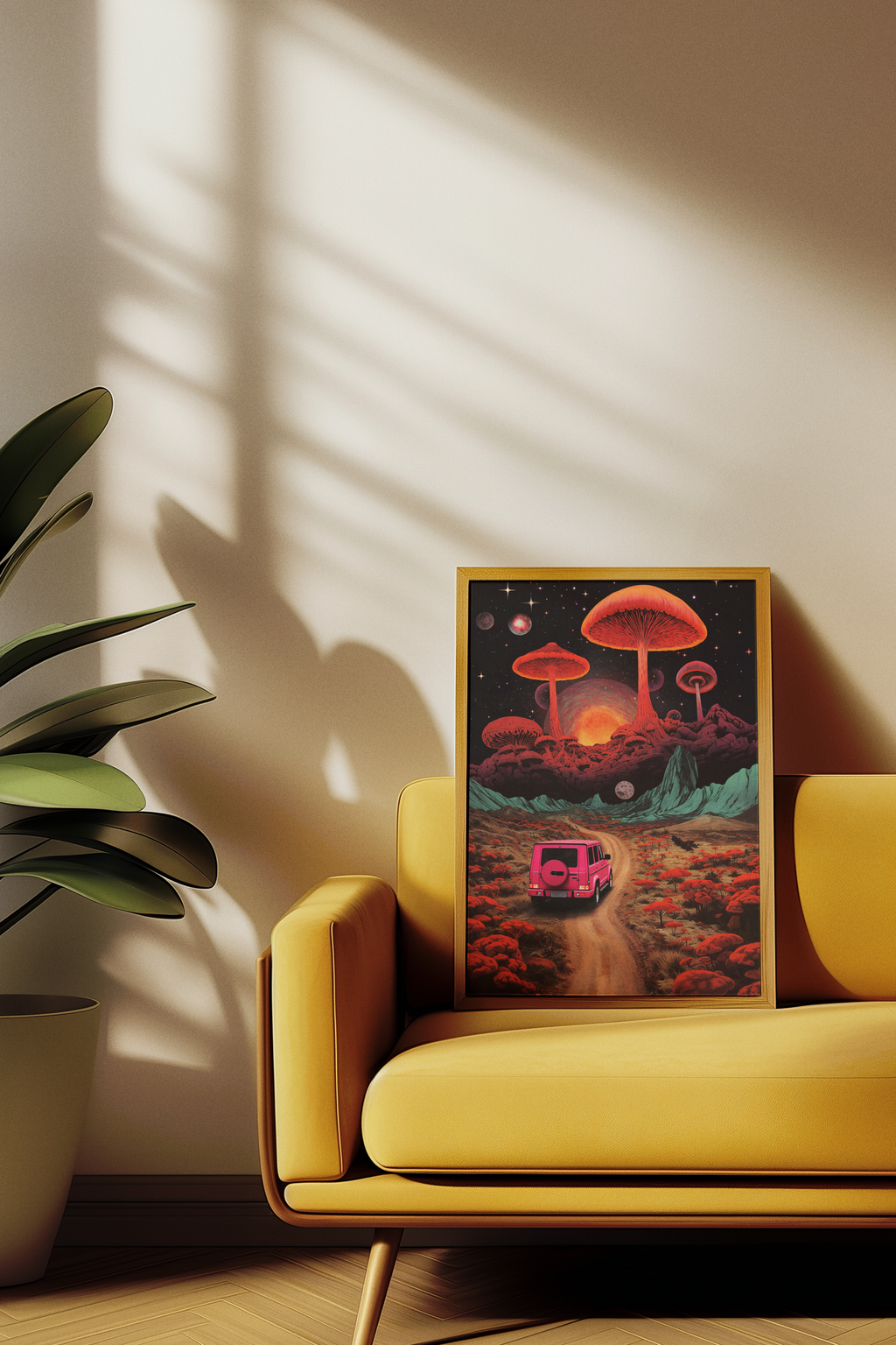 Pink Escape – Surreal Landscape Art Print