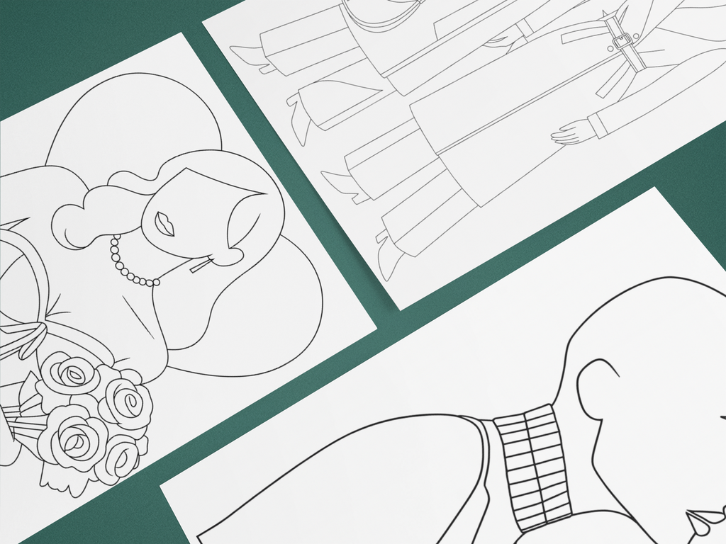 Black Koffee 20 Premium Colouring Sheets - Volume I